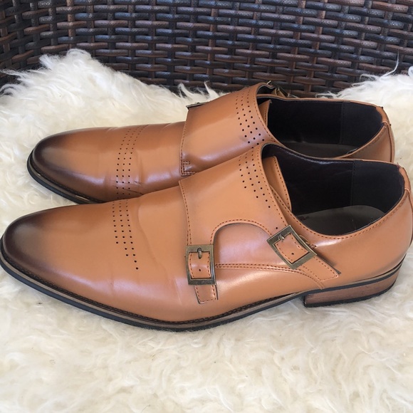 Jivana Milan Men Dress Shoes Monkstraps - Picture 3 of 16